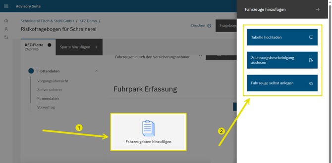 fuhrparkerfassung